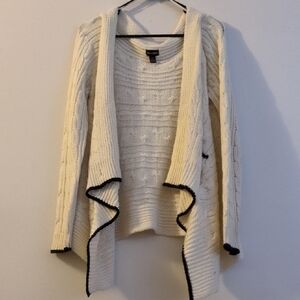 Women's Cream Cardigan Sweater